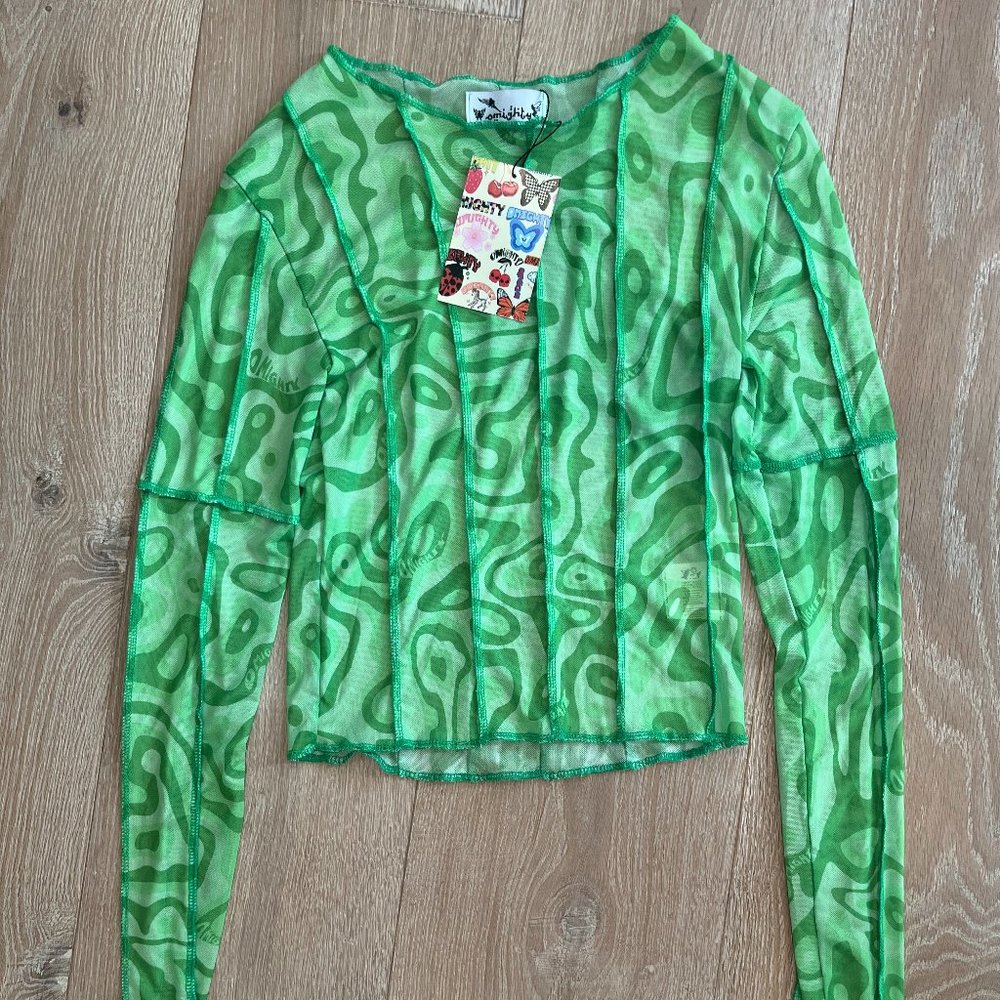 Omighty Green Mesh Longsleeve